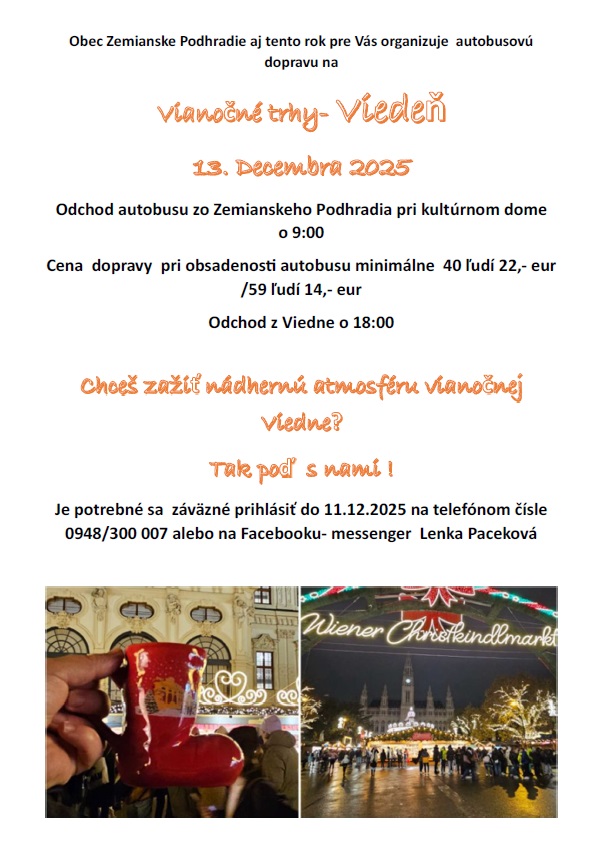 vianočné trhy Viedeň